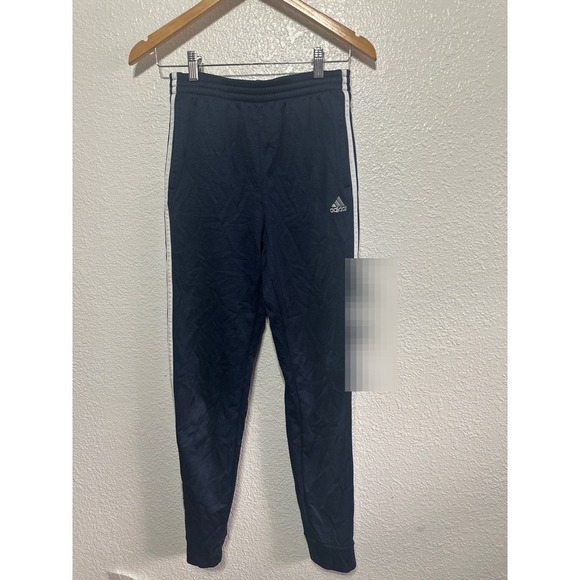 adidas Other - Adidas Boys' Track Pants Navy Blue with White Stripes Size Large (14/16)